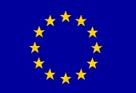 Image of EU logo, Circle of golden stars on blue background